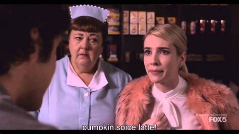 chanel scream queens starbucks order|scream queens chanel scene.